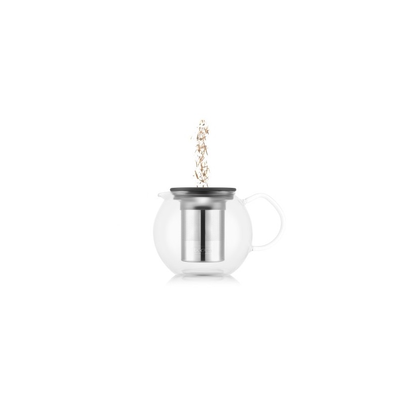 Bodum Assam Teebereiter | 1,0L Glasteekanne mit Sieb