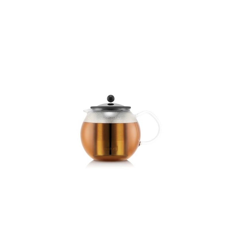 Bodum Assam Tea Press | 1.0L Glass Teapot with Infuser