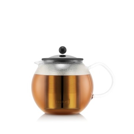 Bodum Assam -teepuristin | 1,0 L lasinen teepannu siivilällä