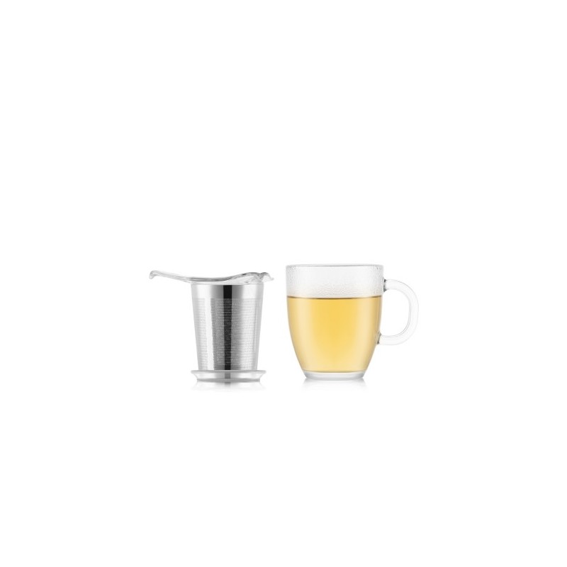 Bodum YO-YO Teeset | 0,35L Becher und Edlstahlsieb