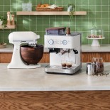 KitchenAid Porcelain & Walnut Set – Artisan Stand Mixer, Espresso Machine and Walnut Accessories