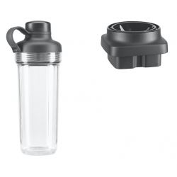 Dual-purpose "Take Away" jar 500 ml with a blade assembly