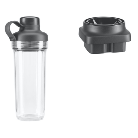 Dvigubos paskirties asmeninis indas su peiliuko įtaisas 500ml.