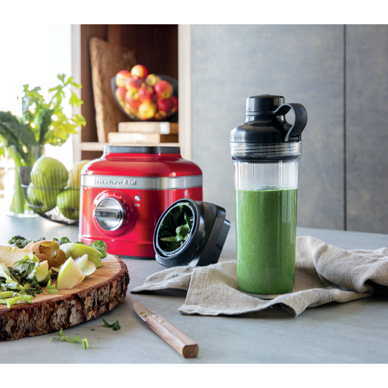 Dual-purpose "Take Away" jar 500 ml with a blade assembly