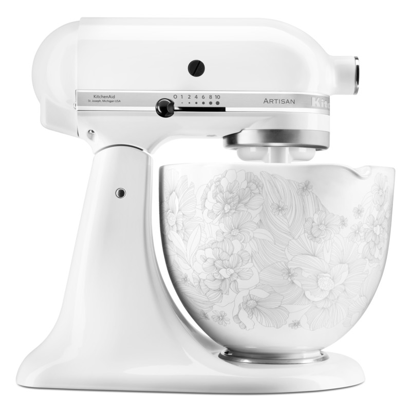 kitchenaid bowl floral