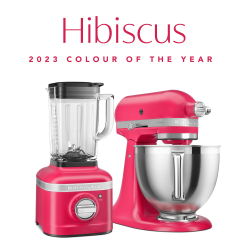 KitchenAid Hibiskus Komplekts: Galda mikseris un blenderis K400 Color Of The Year