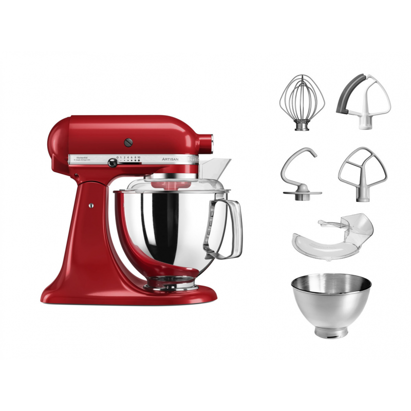 KitchenAid Mixer Artisan Elegance 4,8L Empire Red 5KSM175PSEER