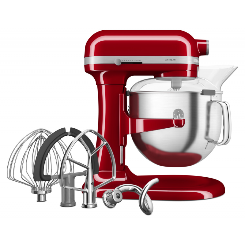KitchenAid ARTISAN 6,6 L Küchenmaschine mit Schüsselheber Empire Red