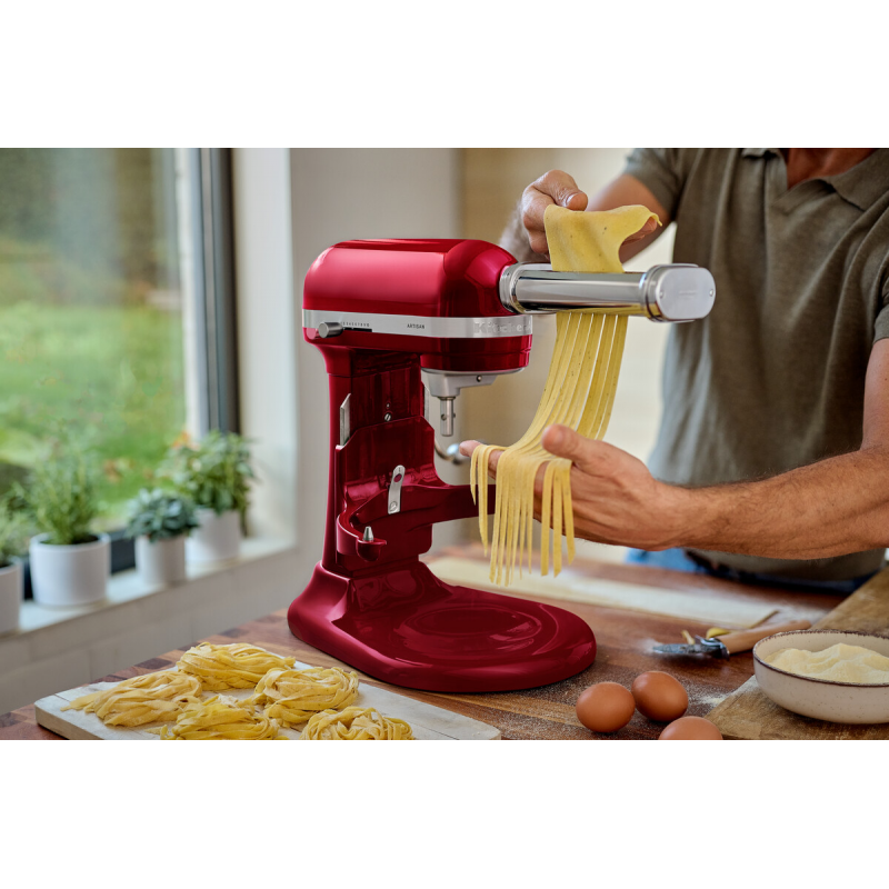 KitchenAid ARTISAN 6,6 l pastatomas plakiklis su pakeliamu dubeniu Empire Red
