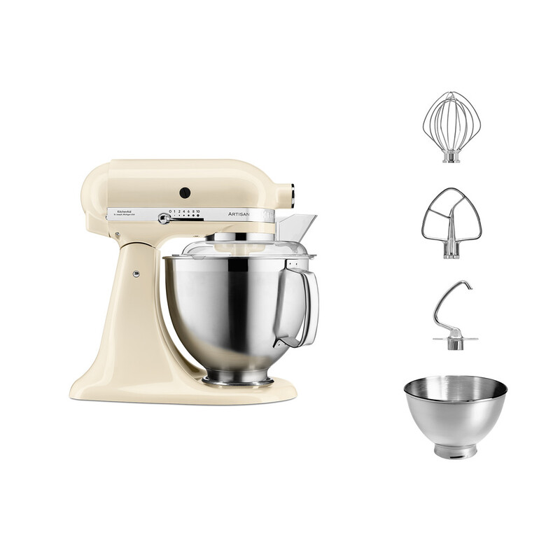 KitchenAid Artisan Exclusive pastatomas plakiklis Almond Cream 5KSM185PSEAC