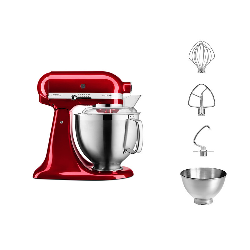 KitchenAid Artisan Exclusive galda mikseris 4,8L Candy Apple 5KSM185PSECA