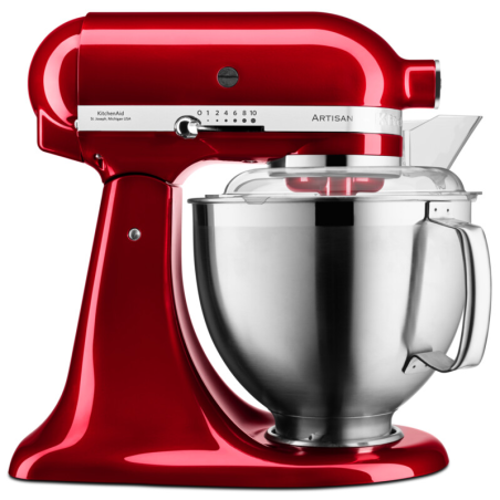 KitchenAid Artisan Exclusive pastatomas plakiklis, 4,8L, Candy Apple 5KSM185PSECA