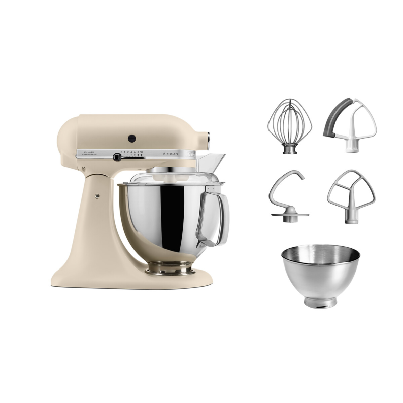 KitchenAid Pastatomas plakiklis Artisan Elegance 4,8L Fresh Linen 5KSM175PSEFL
