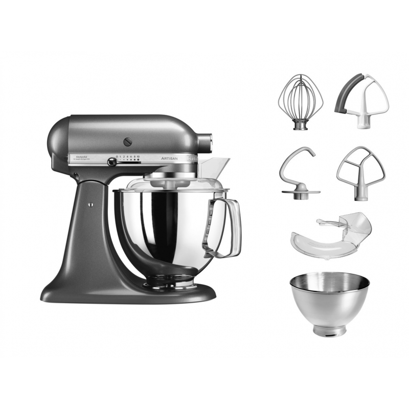 KitchenAid Mixer Artisan Elegance 4,8L Medallion Silver 5KSM175PSEMS