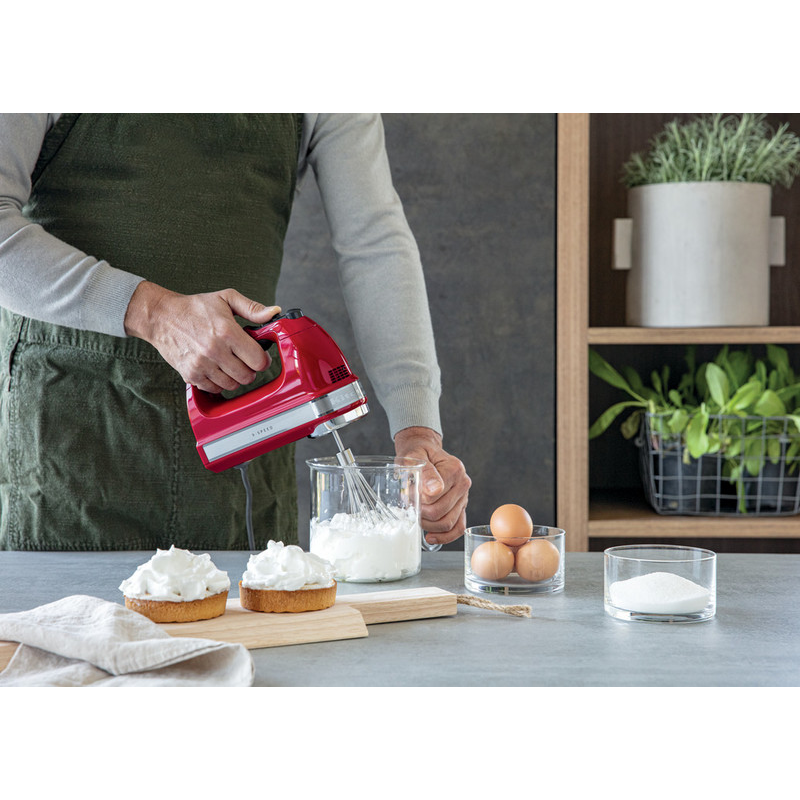 KitchenAid 9 greičių rankinis plakiklis, Empire Red 5KHM9212EER